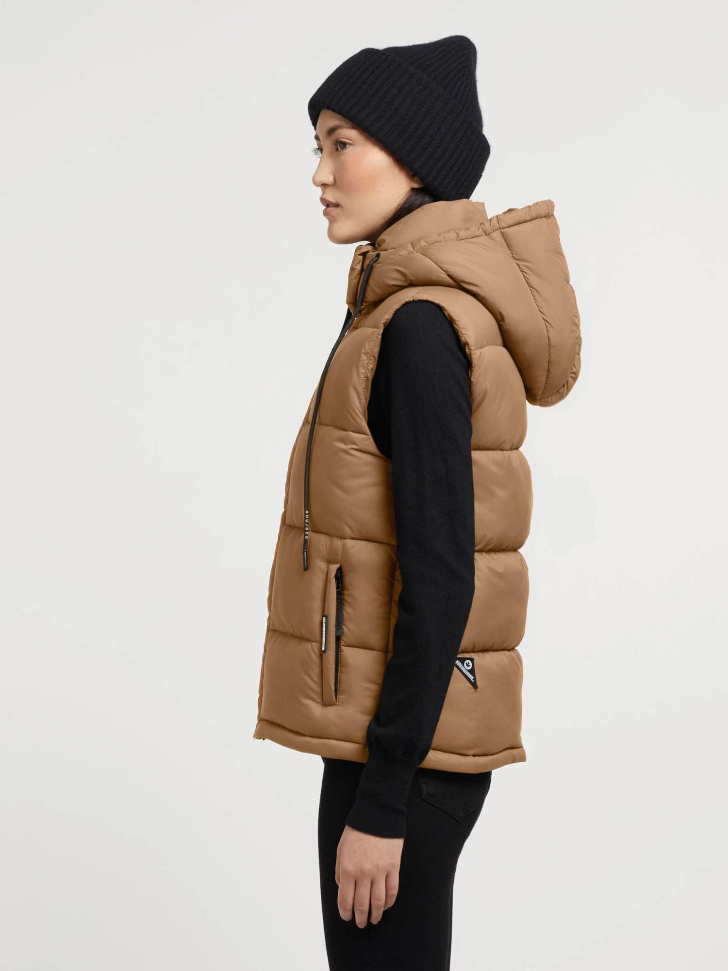 Khujo Bodywarmers Bodywarmer Eden Dames Lichtbruin 5 Khujo Bodywarmers Bodywarmer Eden Dames Lichtbruin - Afbeelding 5