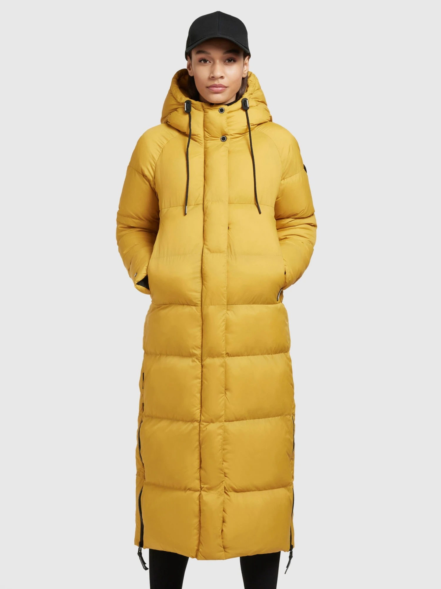 Khujo Wintermantels Wintermantel Dames Goudgeel 2 Khujo Wintermantels Wintermantel Dames Goudgeel - Afbeelding 2