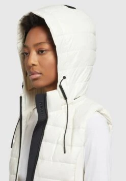 Khujo Fabia Shiny - Bodywarmer - Weiß -Khujo Winkel 2abe0d02b2b74109a78dd62426f84ef7