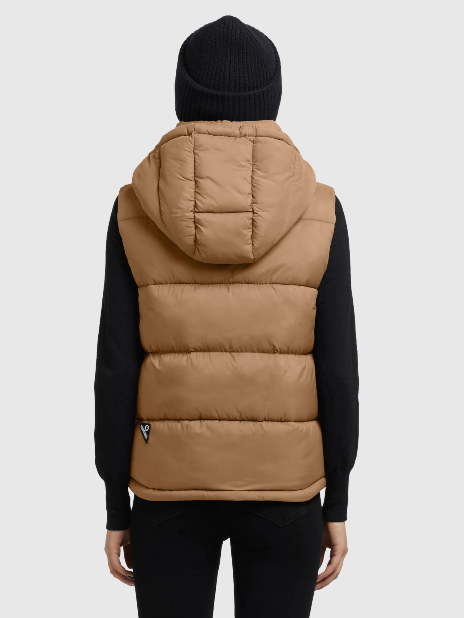 Khujo Bodywarmers Bodywarmer Eden Dames Lichtbruin 4 Khujo Bodywarmers Bodywarmer Eden Dames Lichtbruin - Afbeelding 4