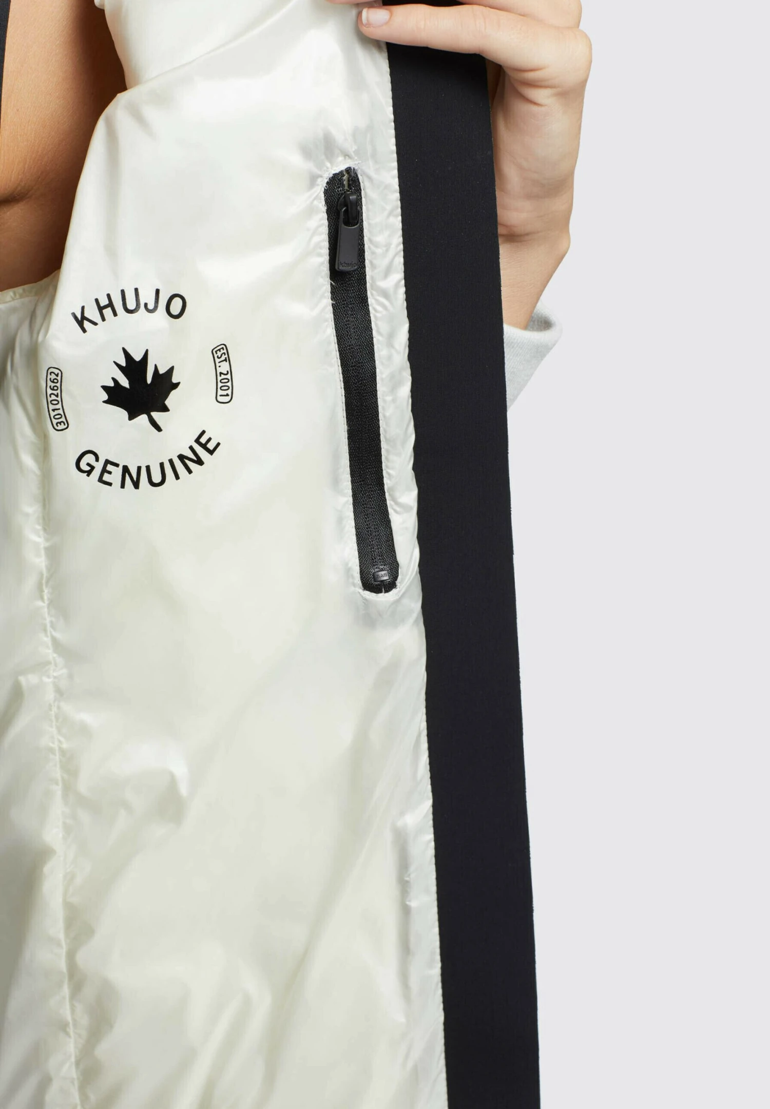 Khujo Maude Shiny - Bomberjacks - Cremeweiß 6 Khujo Maude Shiny - Bomberjacks - Cremeweiß - Afbeelding 6