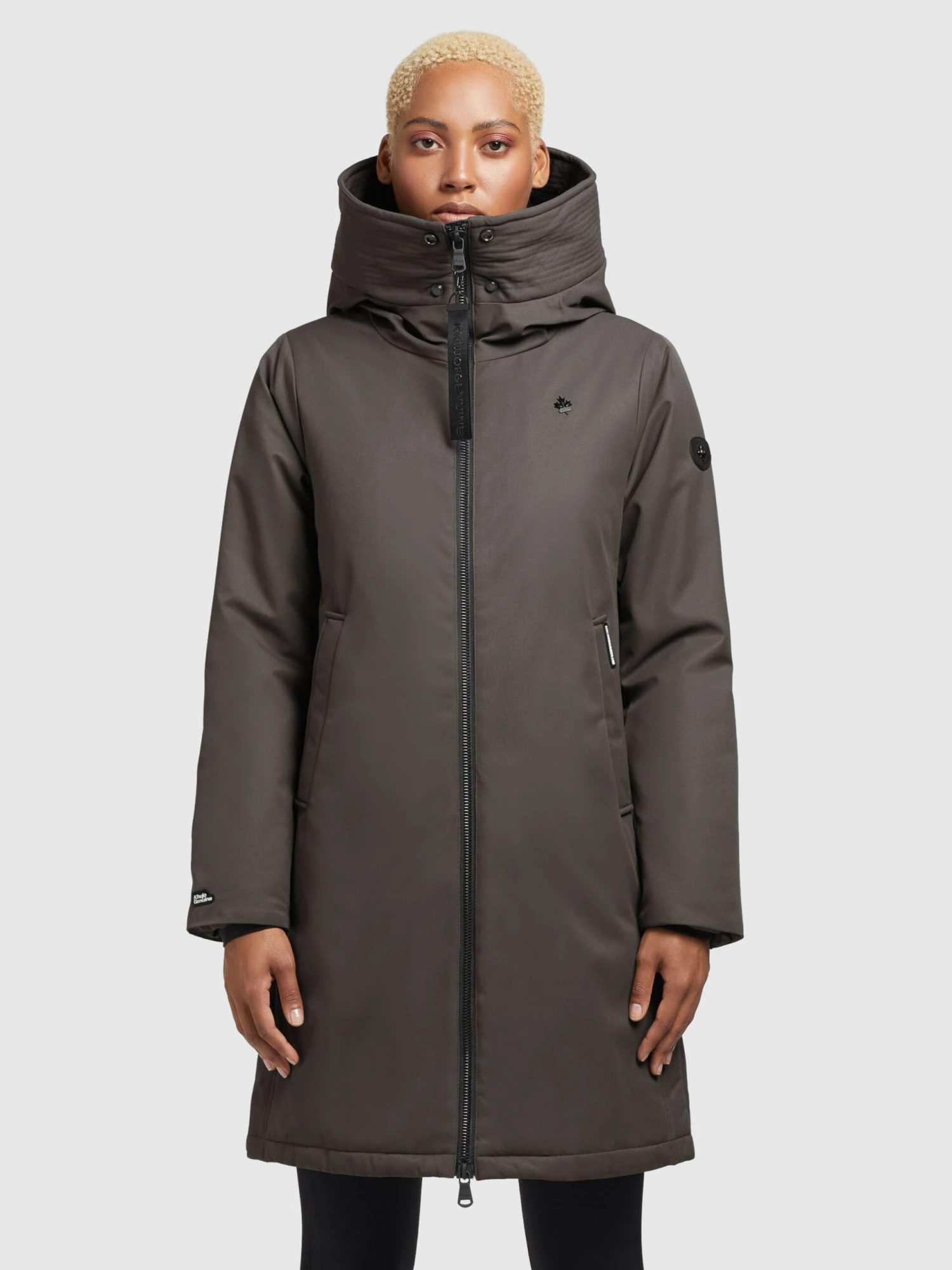 Khujo Tussenmantels Tussenmantel LISAD Dames Donkergrijs 2 Khujo Tussenmantels Tussenmantel LISAD Dames Donkergrijs - Afbeelding 2