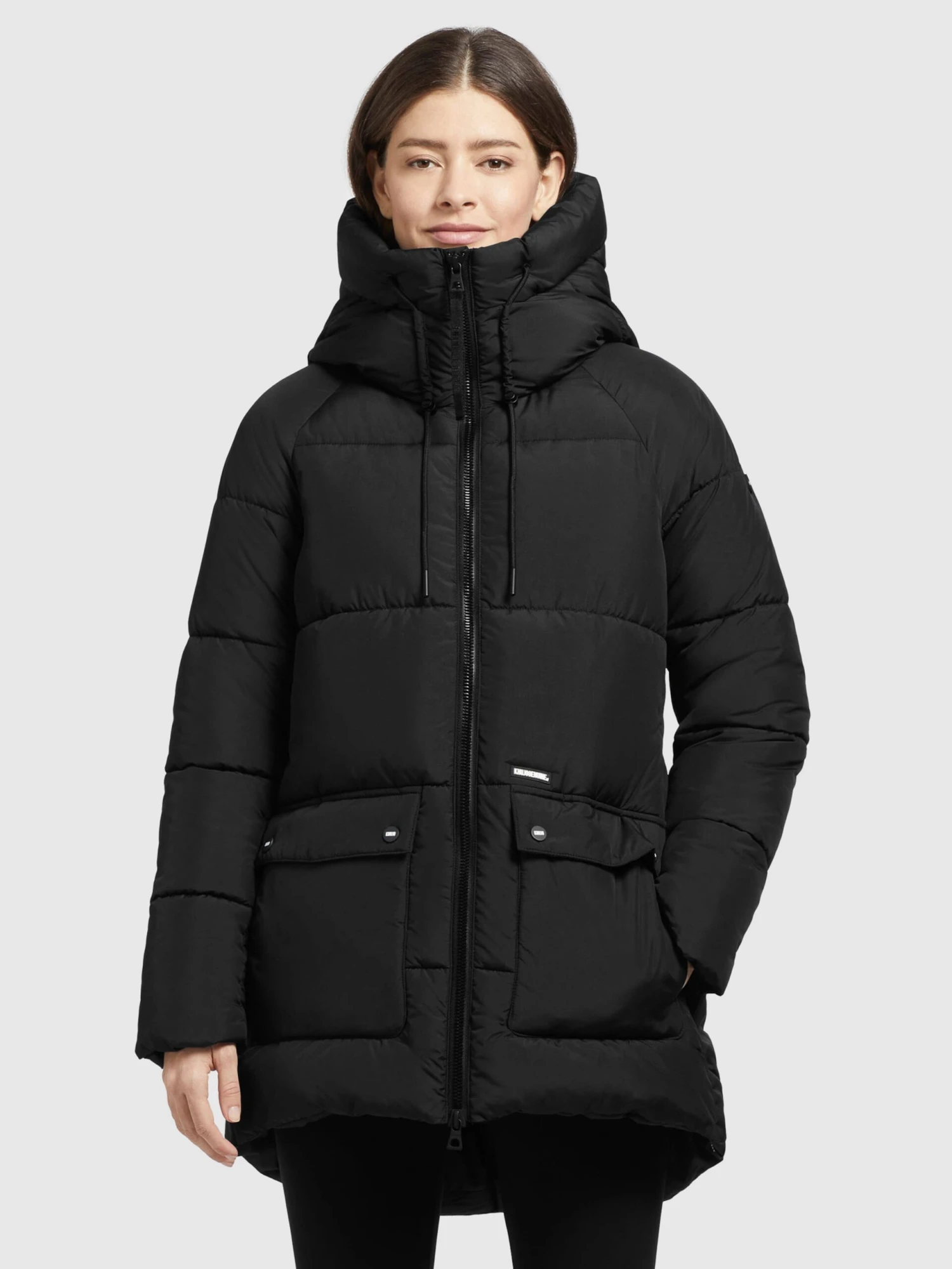 Khujo Tussenjassen Tussenjas Pheobe Dames Zwart 2 Khujo Tussenjassen Tussenjas Pheobe Dames Zwart - Afbeelding 2