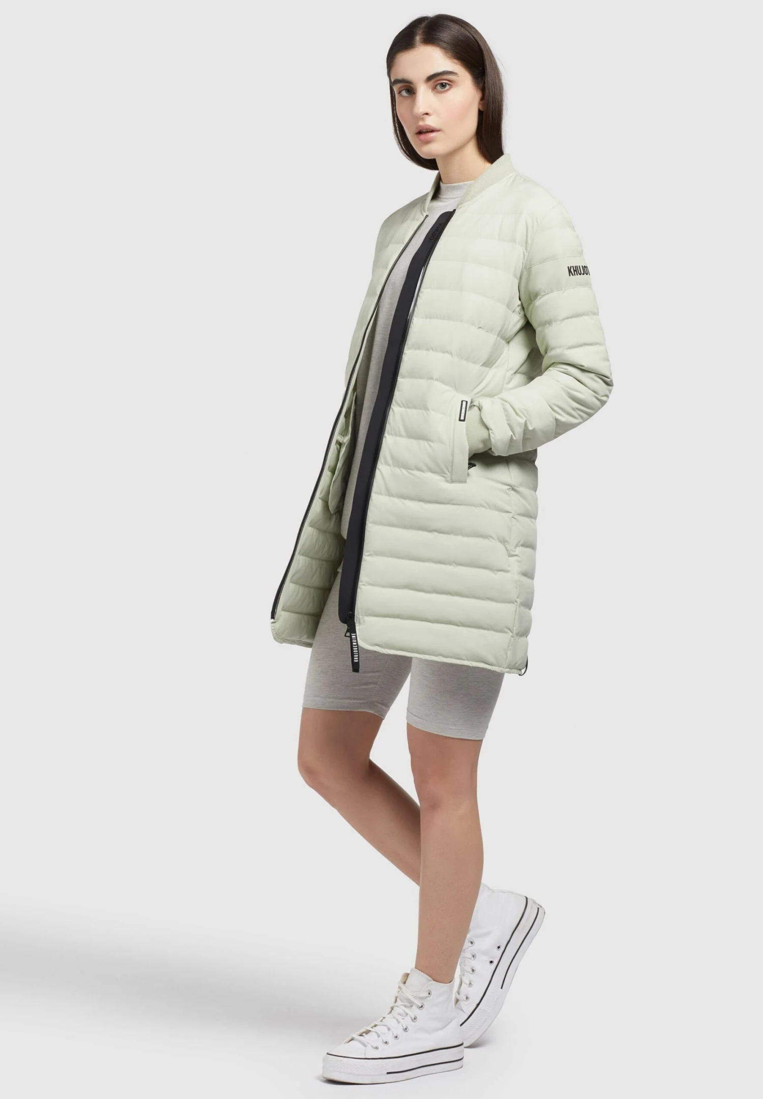 Khujo Greta Matt - Jas - Blassgrün 7 Khujo Greta Matt - Jas - Blassgrün - Afbeelding 7