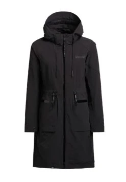 Khujo Levane - Regenjas - Schwarz -Khujo Winkel 31f4c1b84b384cbda6ee51bb79159551