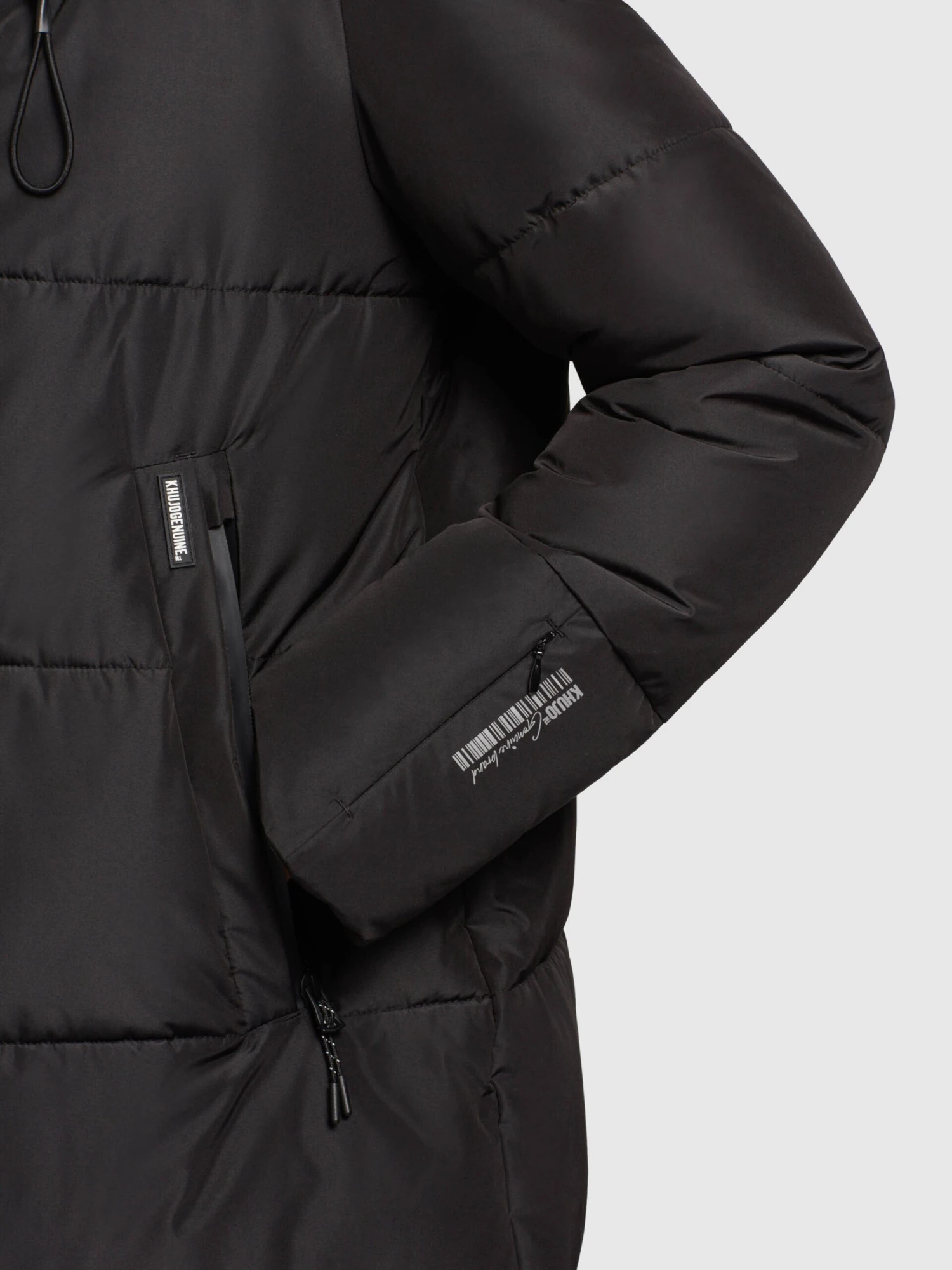 Khujo Wintermantels Wintermantel Soulani Dames Zwart 8 Khujo Wintermantels Wintermantel Soulani Dames Zwart - Afbeelding 8