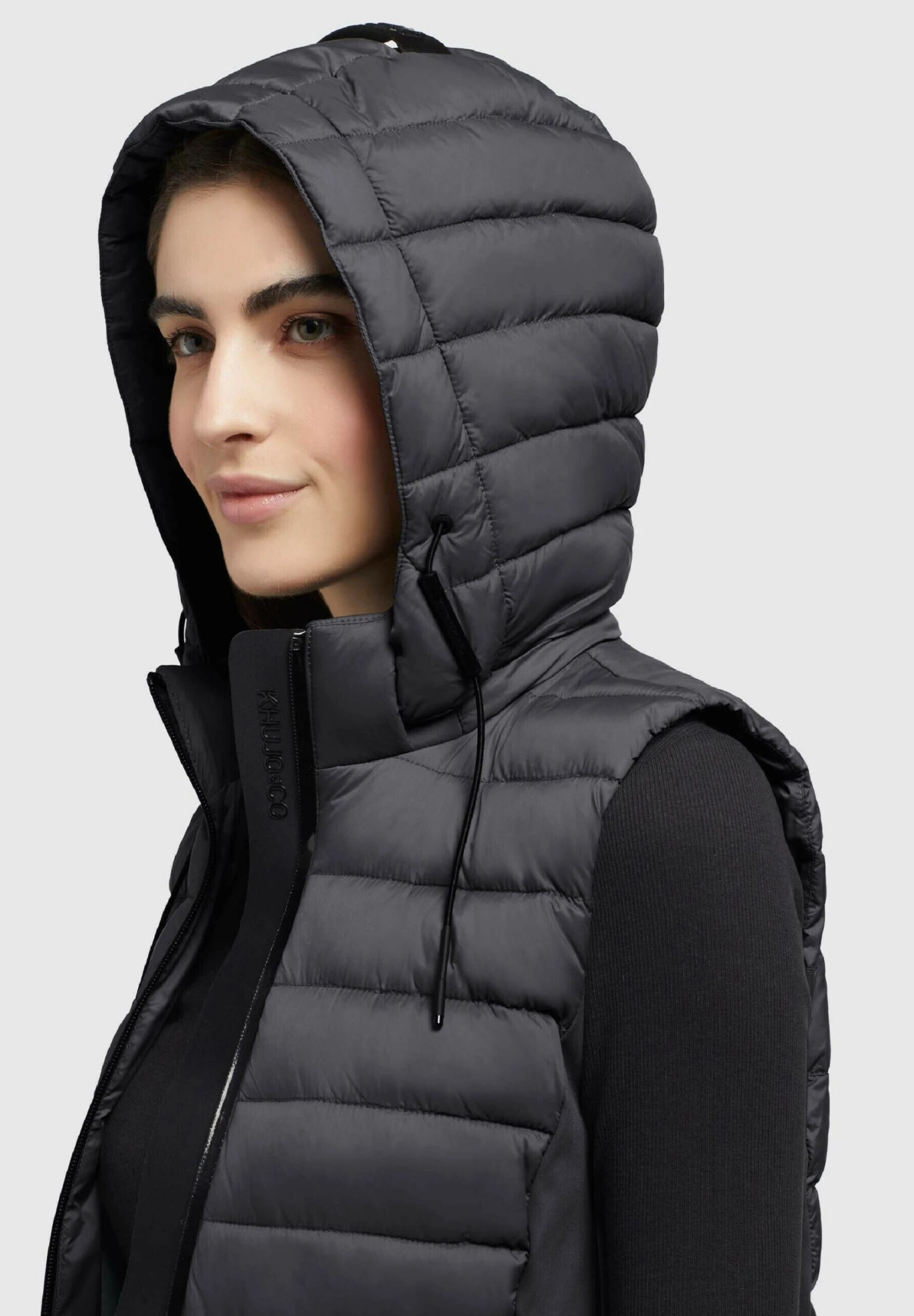Khujo Weste Becca Matt - Bodywarmer - Schwarz 7 Khujo Weste Becca Matt - Bodywarmer - Schwarz - Afbeelding 7