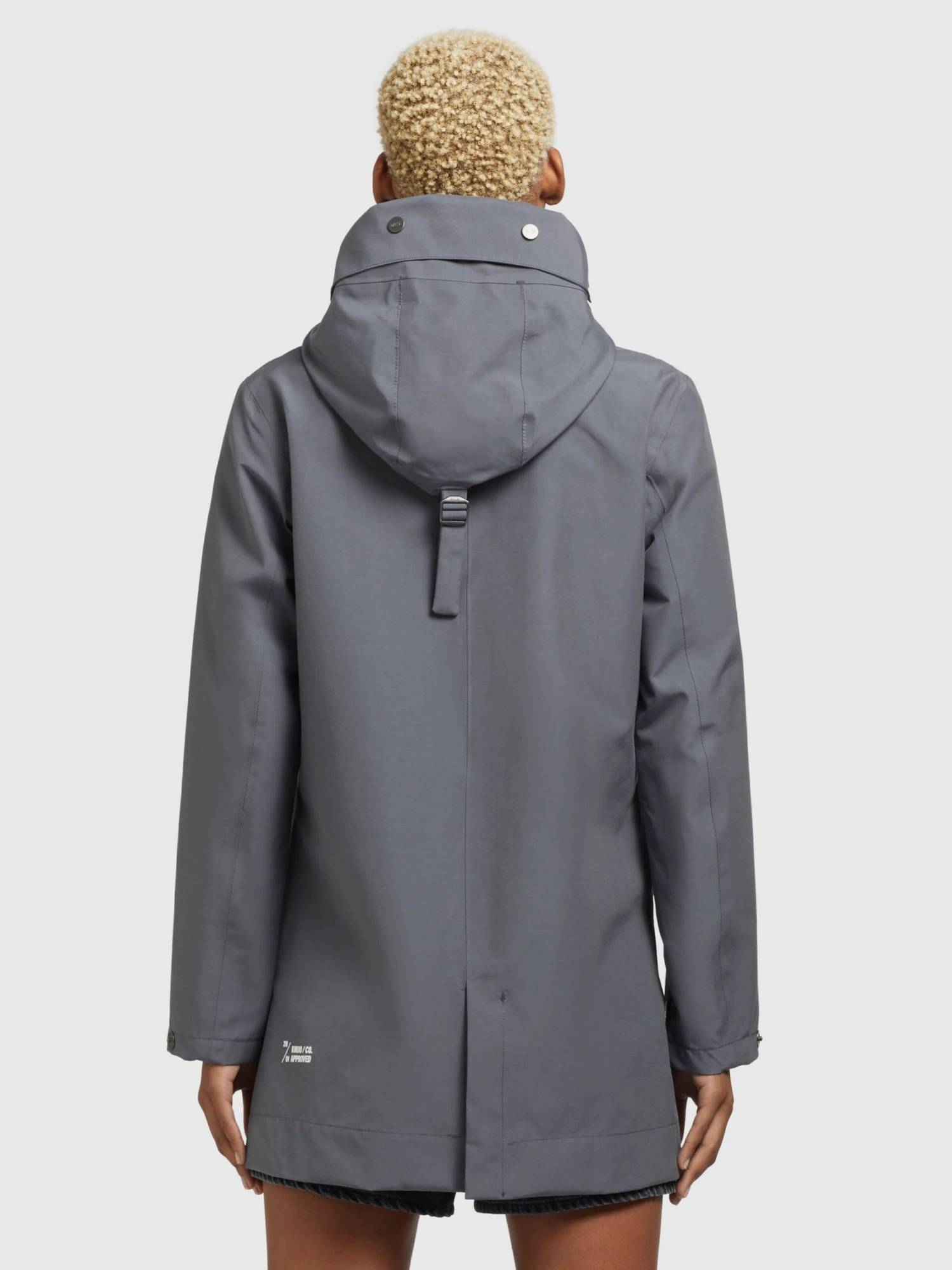 Khujo Tussenmantels Tussenmantel Artisa Dames Rookgrijs 4 Khujo Tussenmantels Tussenmantel Artisa Dames Rookgrijs - Afbeelding 4