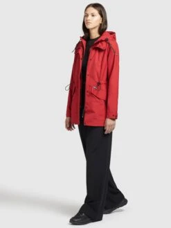 Khujo Parkas Tussenparka FELINA Dames Rood -Khujo Winkel 369a4e99b7526cbe6020dc8e66fa6c19
