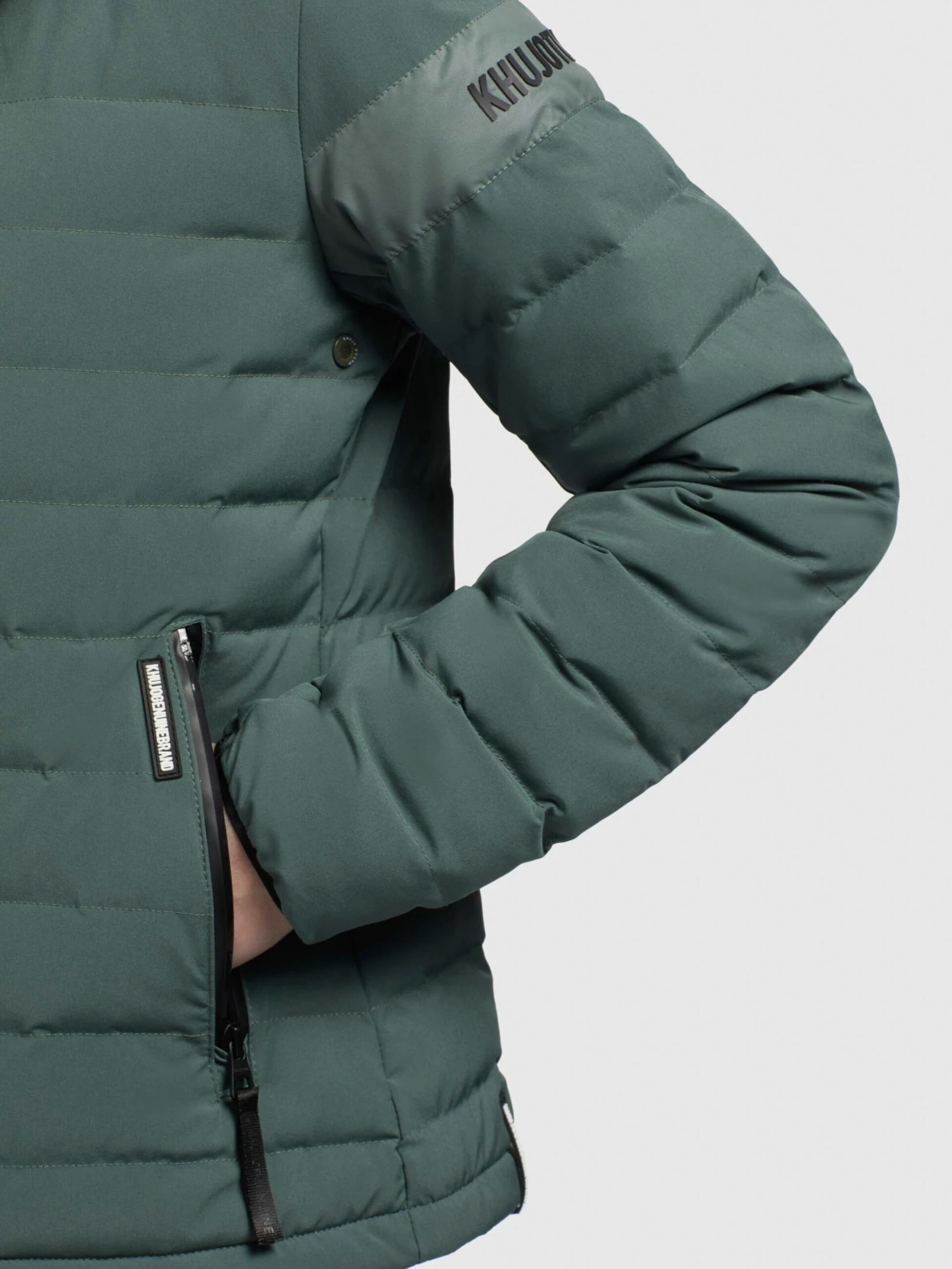 Khujo Tussenjassen Tussenjas Lovina4 Matt Dames Smaragd 8 Khujo Tussenjassen Tussenjas Lovina4 Matt Dames Smaragd - Afbeelding 8