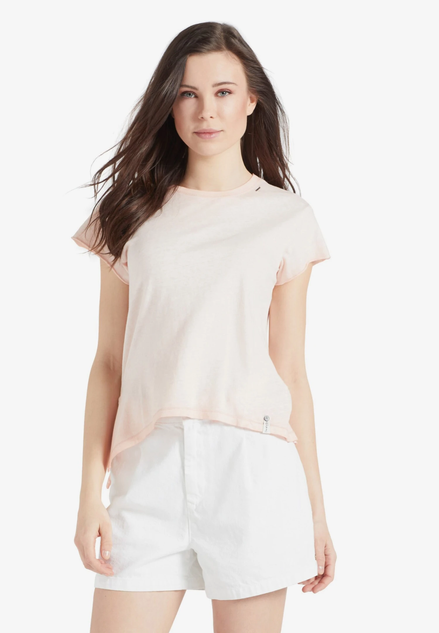 Khujo T-shirts Shirt Matama Dames Poederroze 2 Khujo T-shirts Shirt Matama Dames Poederroze - Afbeelding 2