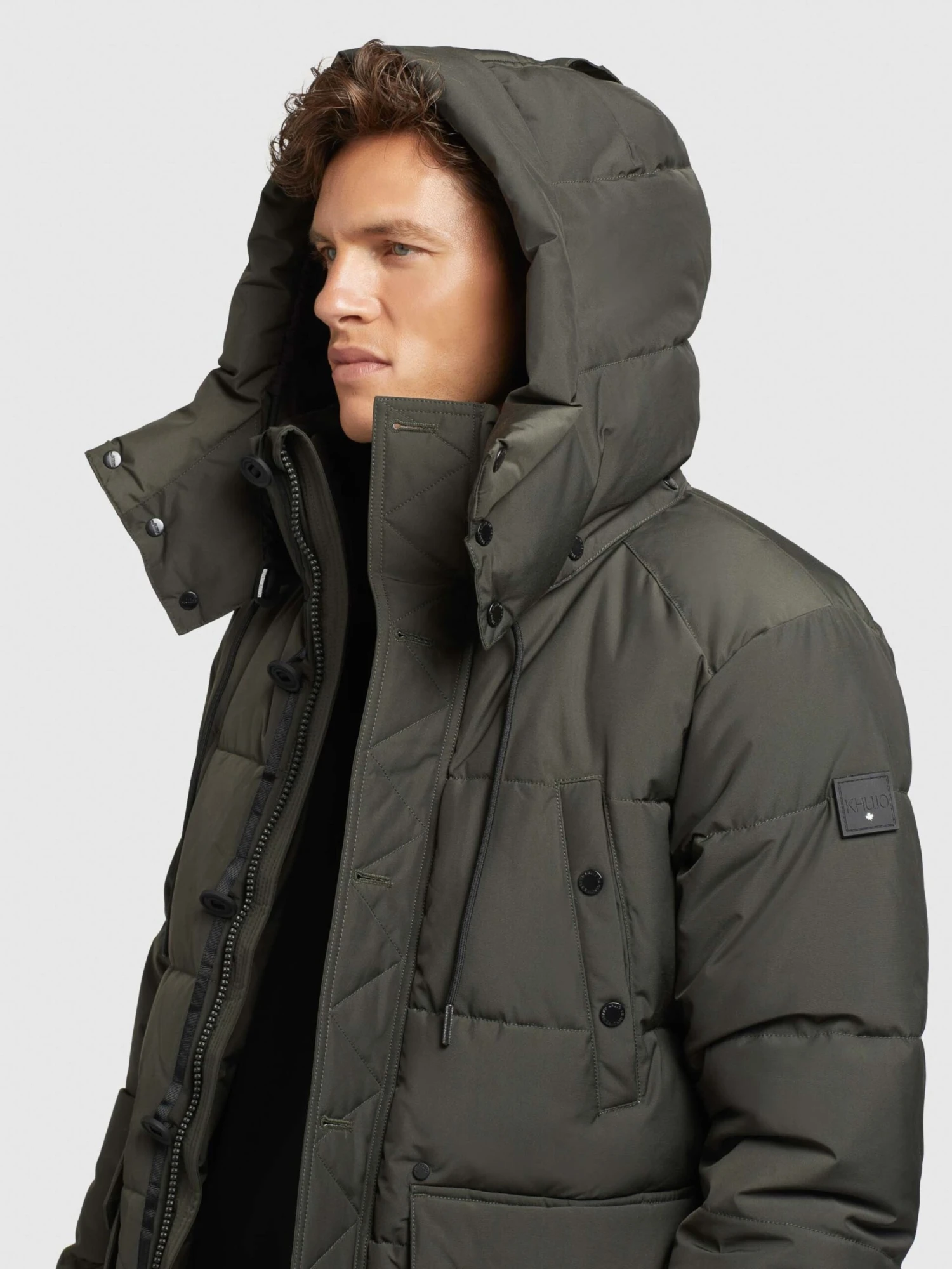 Khujo Winterjassen Winterjas Primero Heren Kaki 7 Khujo Winterjassen Winterjas Primero Heren Kaki - Afbeelding 7