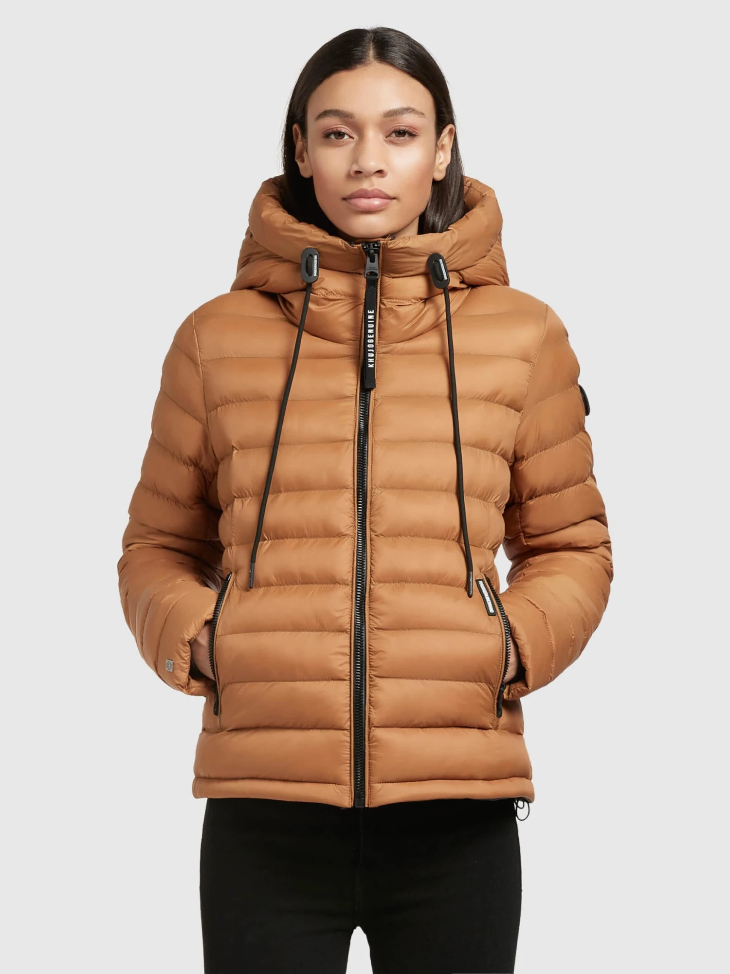 Khujo Winterjassen Winterjas Lovina Dames Oranje 2 Khujo Winterjassen Winterjas Lovina Dames Oranje - Afbeelding 2