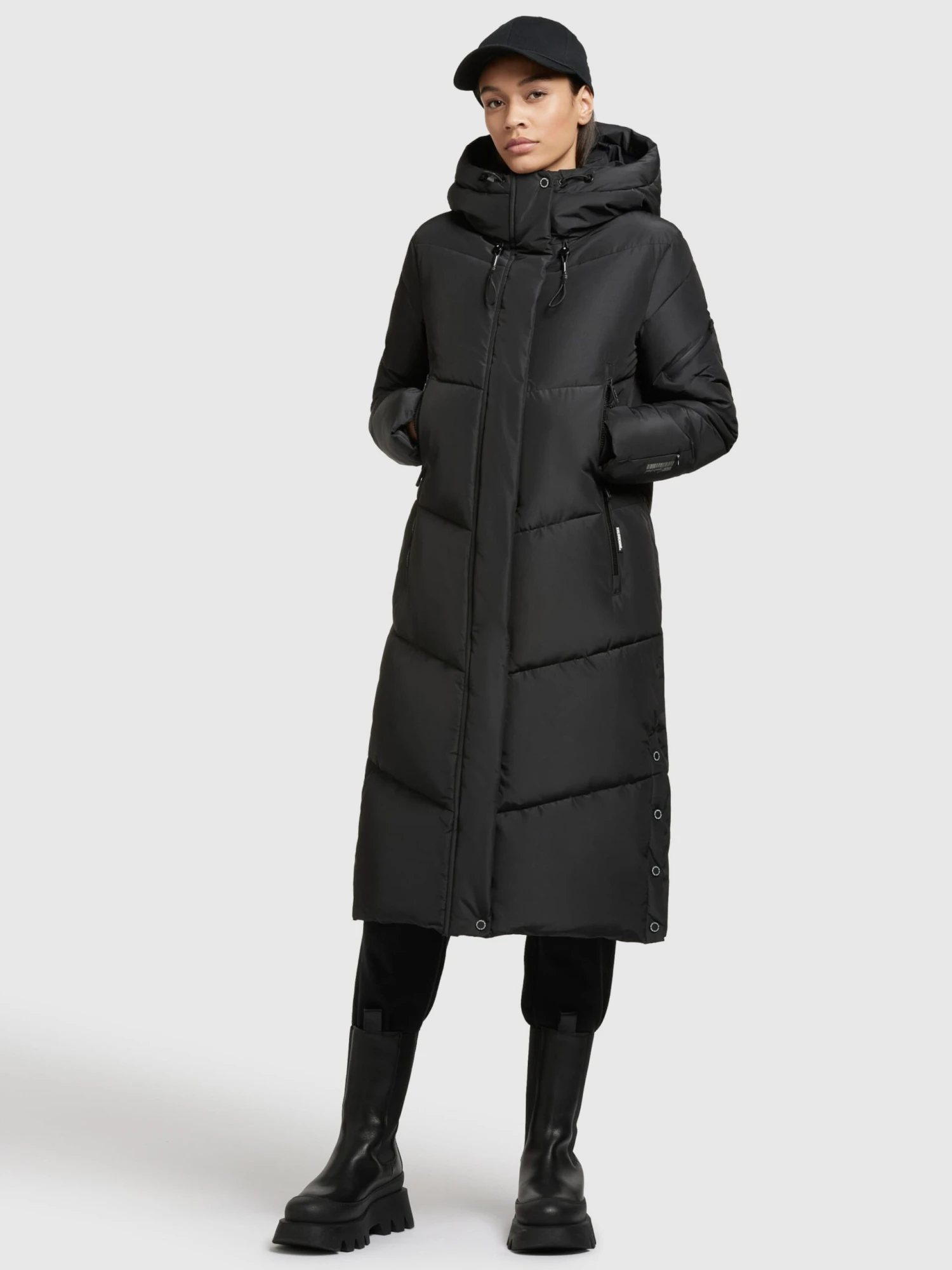 Khujo Tussenmantels Tussenmantel Sonje3 Dames Zwart 3 Khujo Tussenmantels Tussenmantel Sonje3 Dames Zwart - Afbeelding 3