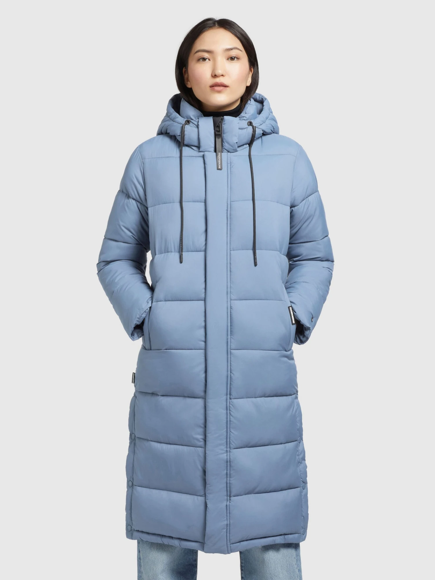 Khujo Wintermantels Wintermantel Julina Dames Lichtblauw 2 Khujo Wintermantels Wintermantel Julina Dames Lichtblauw - Afbeelding 2