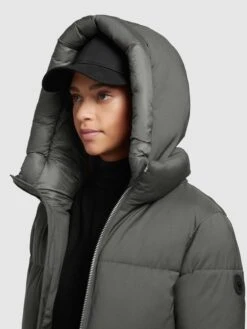 Khujo Wintermantels Wintermantel Aniva Dames Olijfgroen -Khujo Winkel 3b1b2b33959cb97cdb002e38ada2cafe