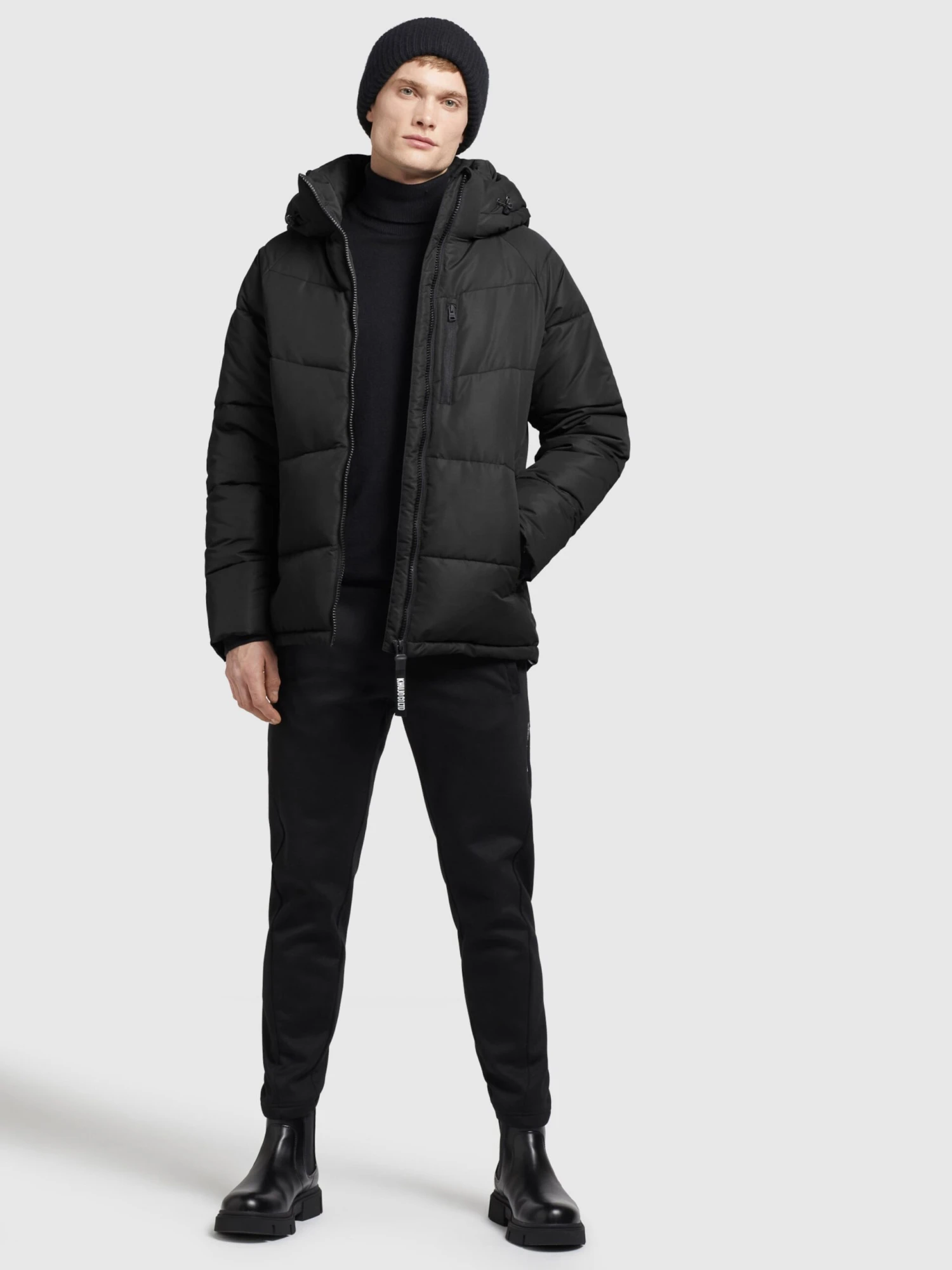 Khujo Winterjassen Winterjas Croon Heren Zwart 6 Khujo Winterjassen Winterjas Croon Heren Zwart - Afbeelding 6