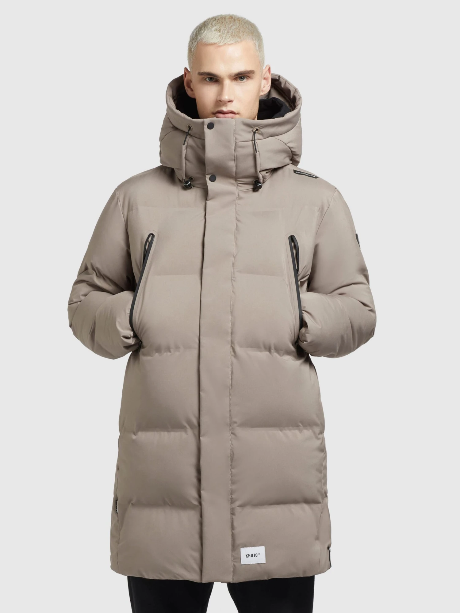 Khujo Winterjassen Winterjas Clide Heren Taupe 2 Khujo Winterjassen Winterjas Clide Heren Taupe - Afbeelding 2