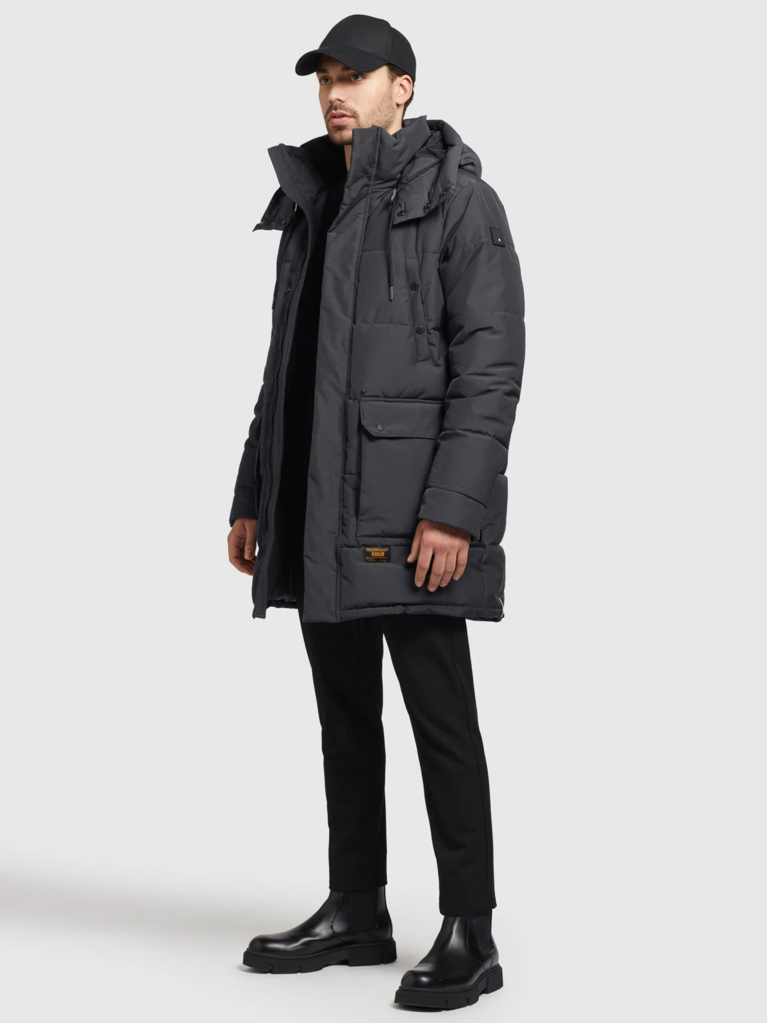 Khujo Winterjassen Winterjas Vivas Heren Donkergrijs 6 Khujo Winterjassen Winterjas Vivas Heren Donkergrijs - Afbeelding 6