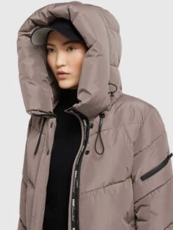 Khujo Winterjassen Winterjas Jordis 4 Dames Taupe -Khujo Winkel 3e9312df9c3d6969fd33c4f04d854901