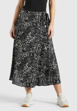 Khujo Maxi Rokken Rok Hepke Dames Zwart -Khujo Winkel 3f110eed4a2730edf78c77e045698121