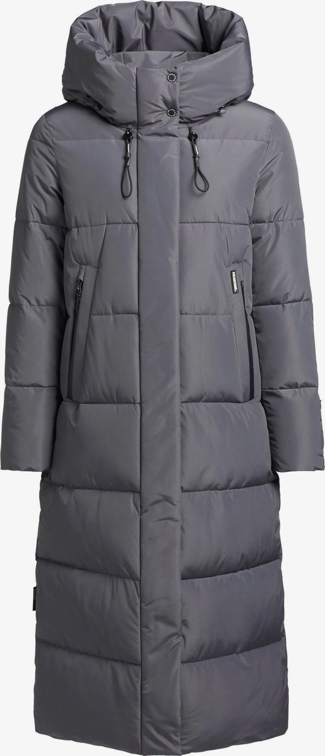 Khujo Wintermantels Wintermantel Soulani Dames Stone Grey 1 Khujo Wintermantels Wintermantel Soulani Dames Stone Grey