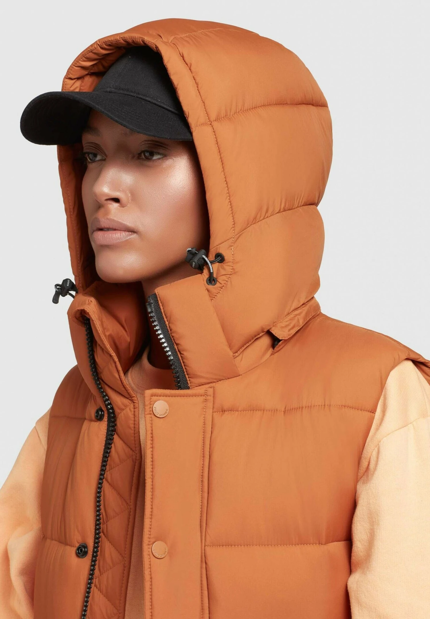 Khujo Magneta Matt - Bodywarmer - Orangebraun 5 Khujo Magneta Matt - Bodywarmer - Orangebraun - Afbeelding 5