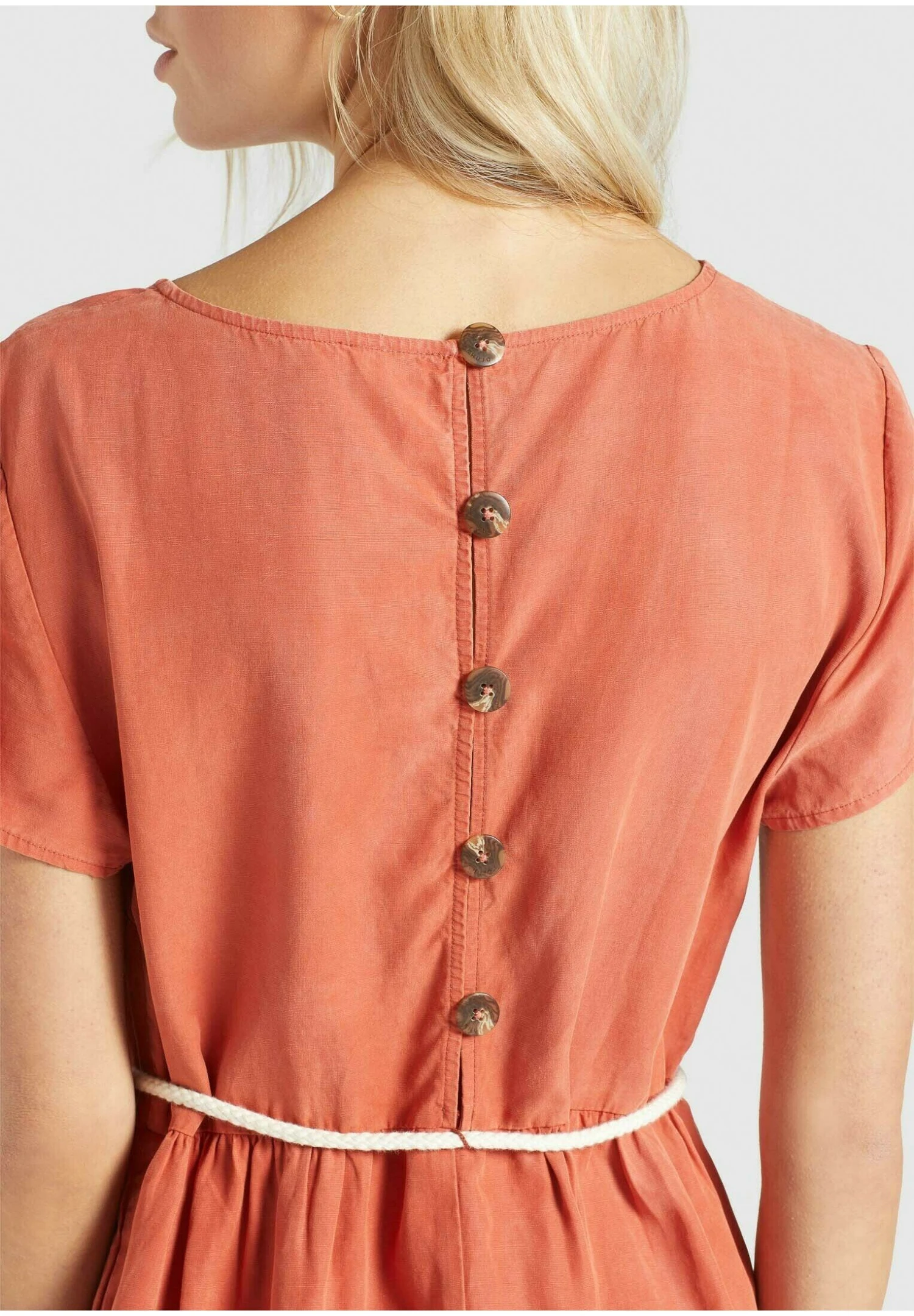 Khujo Asba - Jurk - Terrakotta 6 Khujo Asba - Jurk - Terrakotta - Afbeelding 6