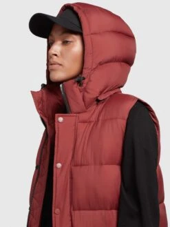 Khujo Bodywarmers Bodywarmer Magneta Dames Roestrood -Khujo Winkel 4293d39cd3f5d2cccd32bef27e2ac903