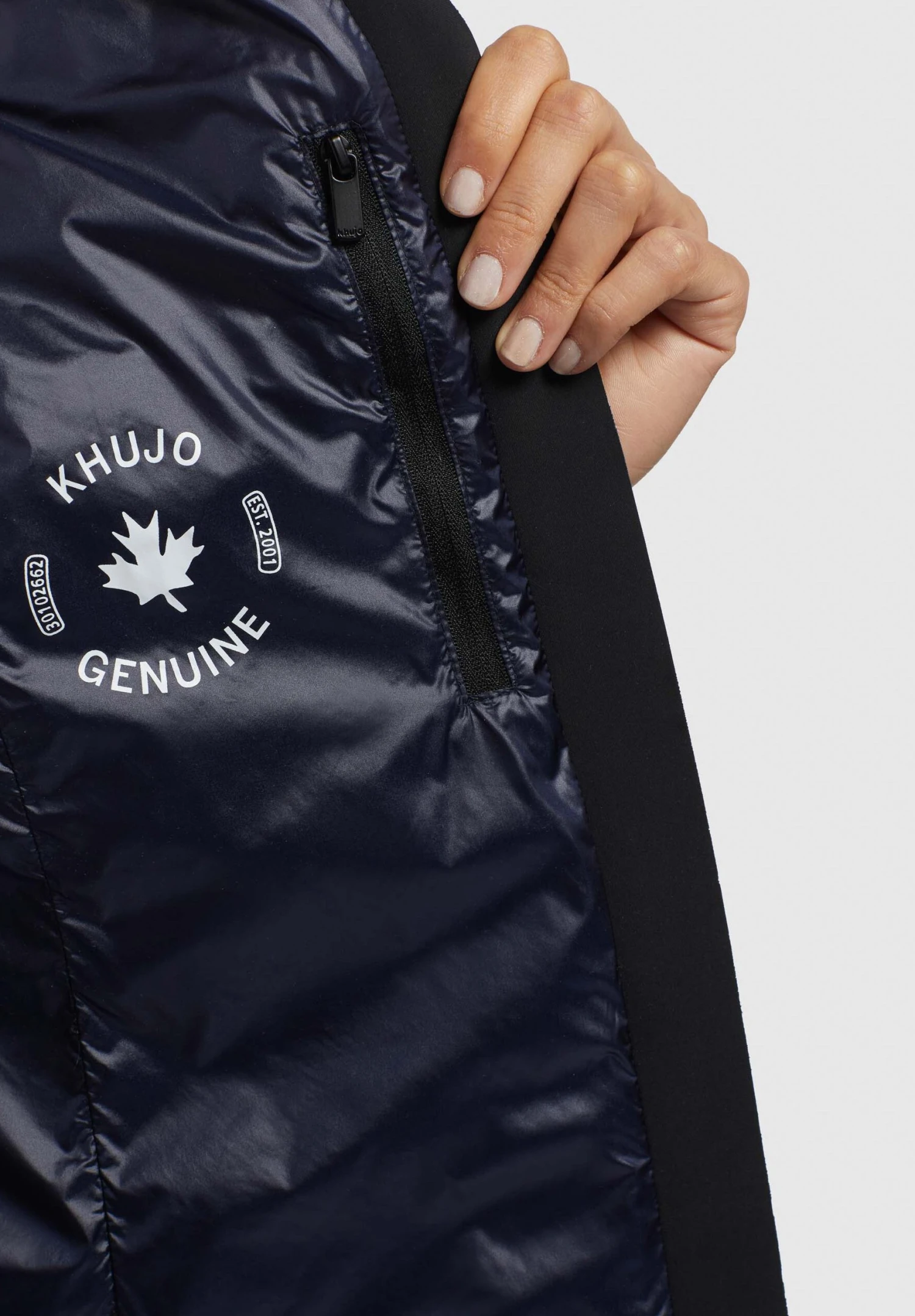 Khujo Maude Shiny - Bomberjacks - Dunkelblau 6 Khujo Maude Shiny - Bomberjacks - Dunkelblau - Afbeelding 6