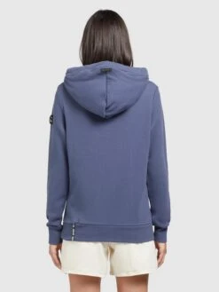 Khujo Hoodies Sweatshirt Rhabea Dames Blauw -Khujo Winkel 436d1779b00405ae652beb7bf9c1d66d