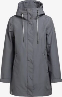 Khujo Tussenmantels Tussenmantel Artisa Dames Rookgrijs