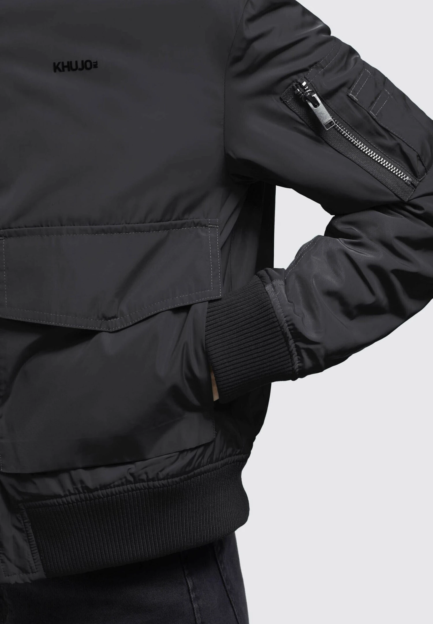 Khujo Nova - Bomberjacks - Schwarz 4 Khujo Nova - Bomberjacks - Schwarz - Afbeelding 4