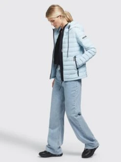 Khujo Tussenjassen Tussenjas LOVINA4 MATT Dames Lichtblauw -Khujo Winkel 45cabb058706d0a0b8d1e4dd24c224fb