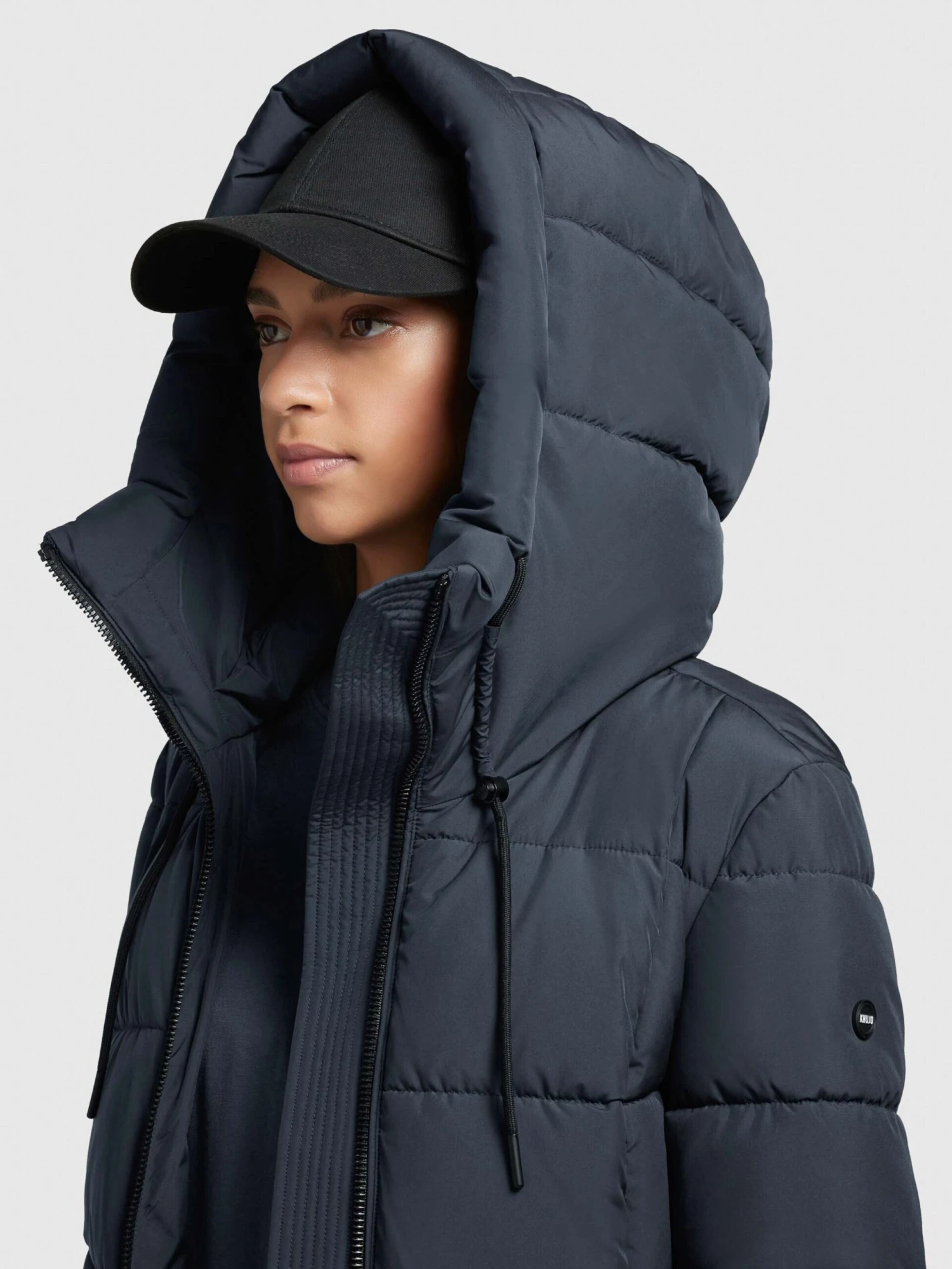 Khujo Wintermantels Wintermantel Deria Dames Donkerblauw 7 Khujo Wintermantels Wintermantel Deria Dames Donkerblauw - Afbeelding 7