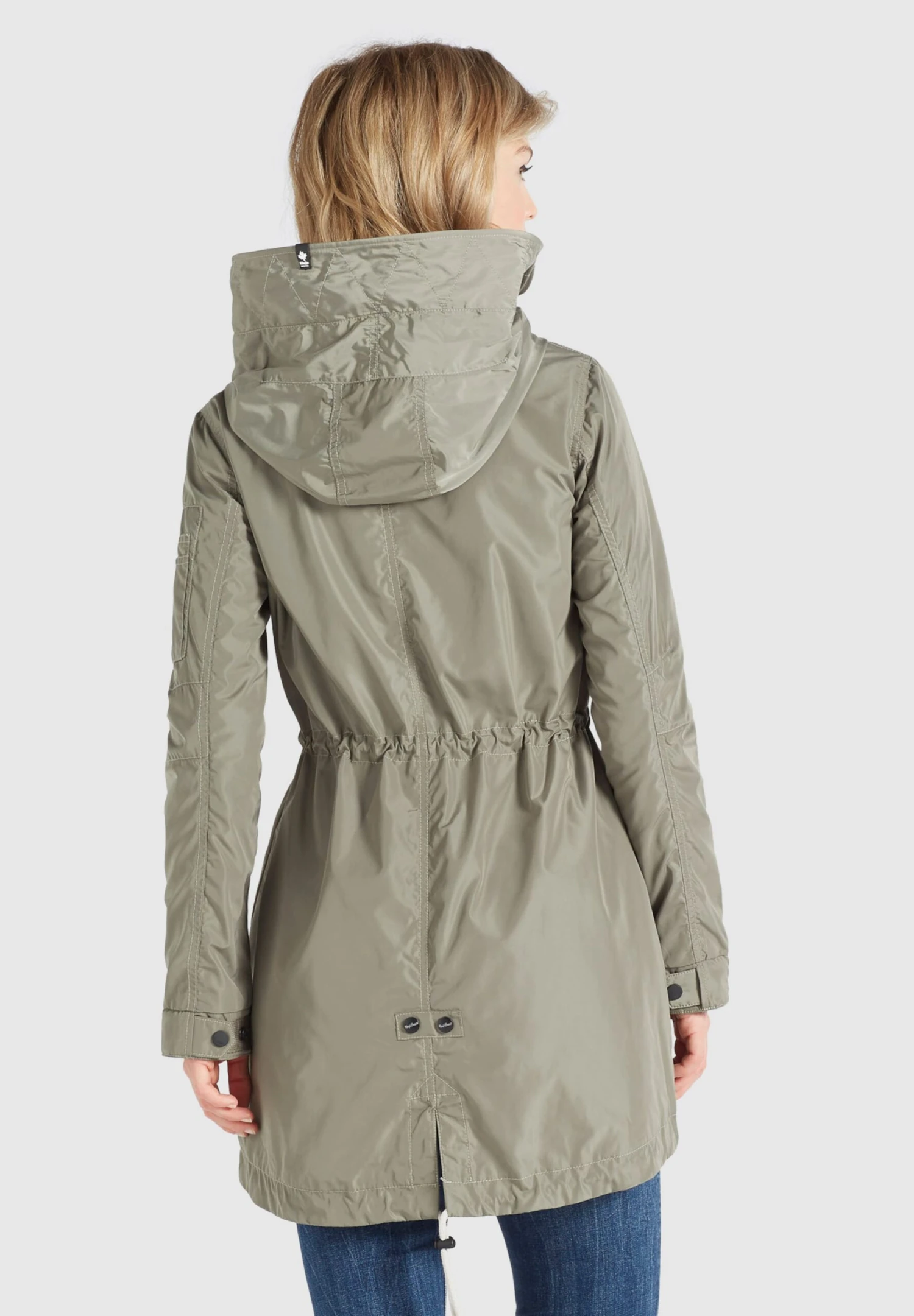Khujo Parkas Tussenparka CATHARINA Dames Kaki 5 Khujo Parkas Tussenparka CATHARINA Dames Kaki - Afbeelding 5
