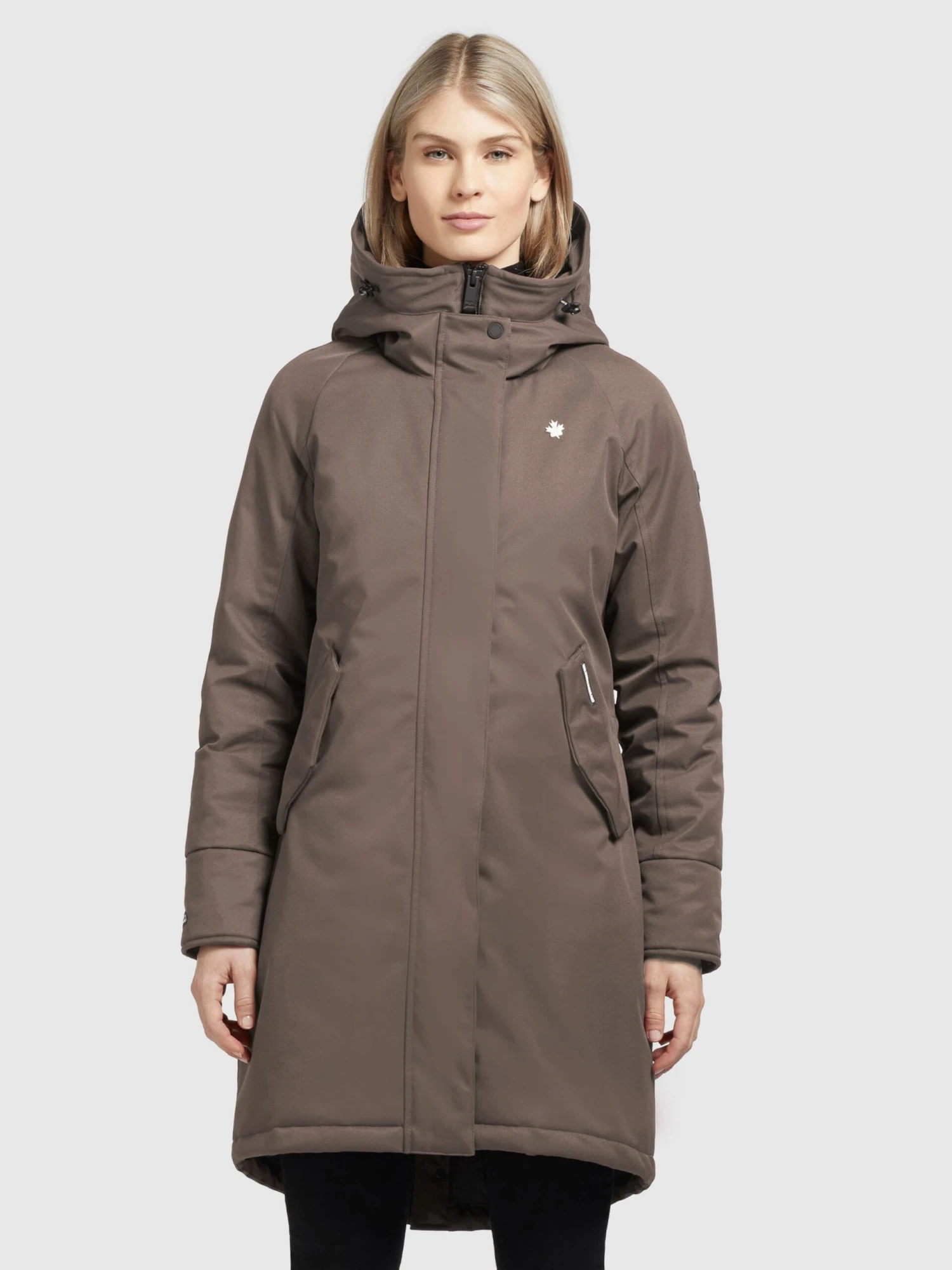 Khujo Parkas Tussenparka LARIA Dames Bruin 2 Khujo Parkas Tussenparka LARIA Dames Bruin - Afbeelding 2