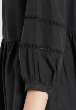 Khujo Blousejurken Blousejurk Crepes Dames Zwart -Khujo Winkel 48927da0bd41082b63b1cc426ccc2290