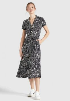 Khujo Blousejurken Blousejurk Goya Dames Zwart -Khujo Winkel 48bc2dacc380047bd12b5acb21a056af