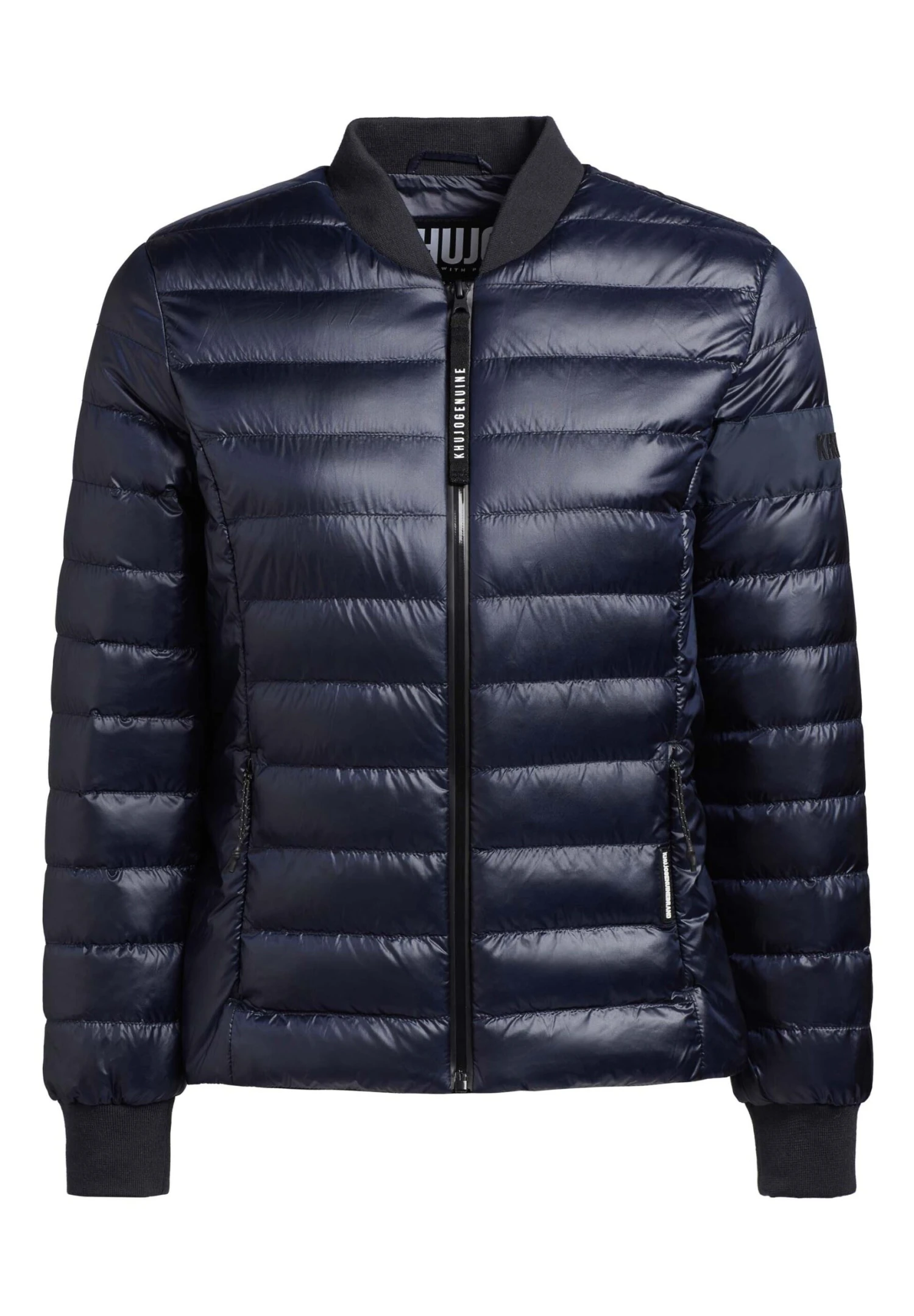 Khujo Maude Shiny - Bomberjacks - Dunkelblau 8 Khujo Maude Shiny - Bomberjacks - Dunkelblau - Afbeelding 8