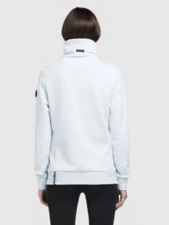 Khujo Sweatvesten Sweatvest TOSTA Dames Pastelblauw -Khujo Winkel 4972bb729925ca10a6f69c63a82691db