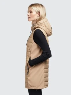 Khujo Bodywarmers Bodywarmer Becca Dames Sand -Khujo Winkel 49bb58c55f6ee5ecd8413175f355ea33