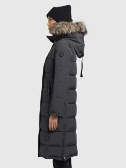 Khujo Wintermantels Wintermantel LOLL Dames Antraciet -Khujo Winkel 49c7db0381202c844693ea992856e0b6