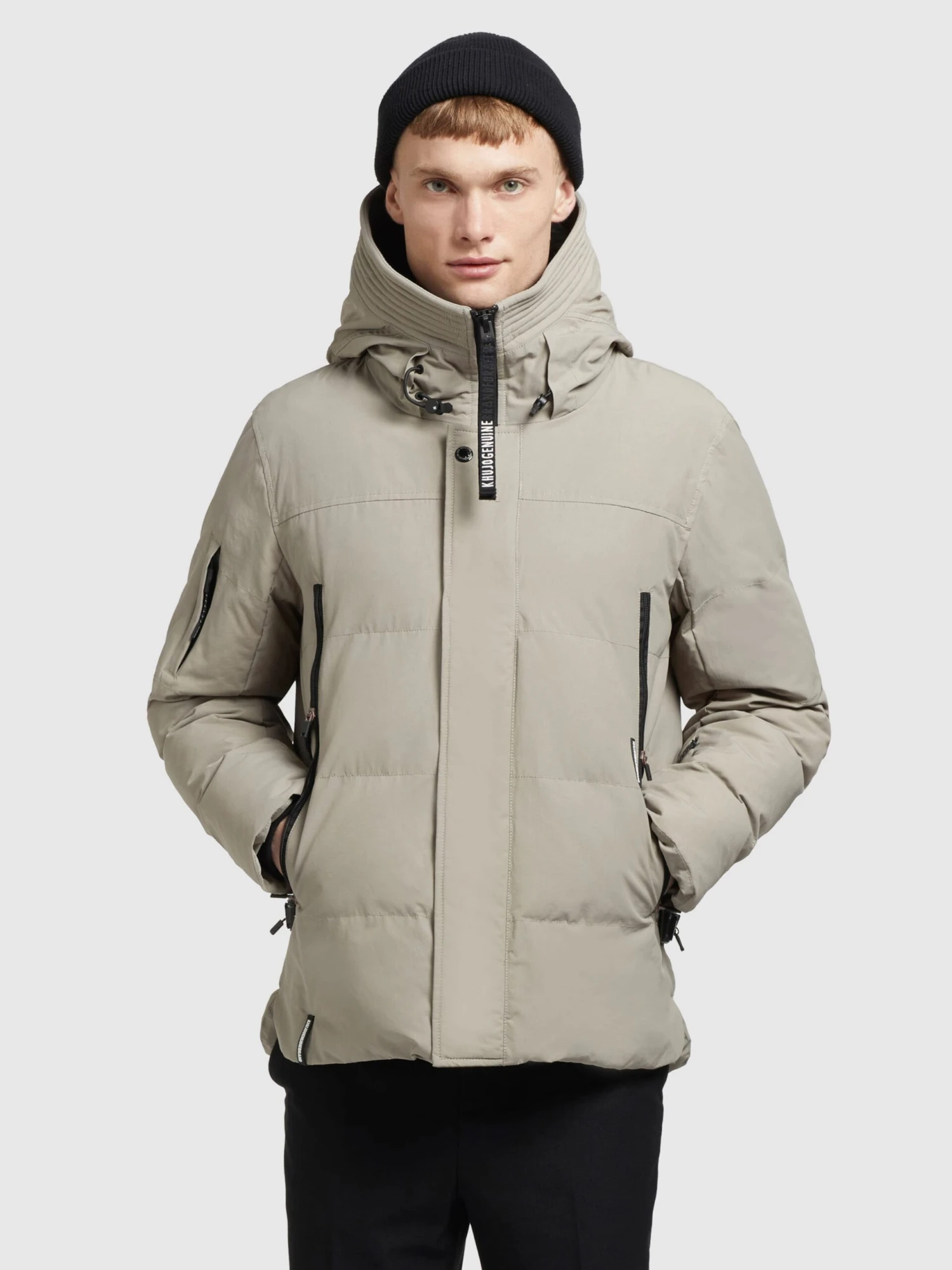 Khujo Tussenjassen Tussenjas Tateno Heren Grijs 2 Khujo Tussenjassen Tussenjas Tateno Heren Grijs - Afbeelding 2