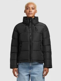 Khujo Winterjassen Winterjas Tuba Dames Zwart -Khujo Winkel 4ad3518e4094b62b1f6daea2a8cf253c