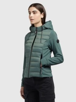 Khujo Outdoor Jassen Functionele Jas Ghita Dames Donkergroen -Khujo Winkel 4bcf19ffce07d876e906d20ecc1566c3