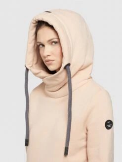 Khujo Hoodies Sweatshirt Rhabea Dames Abrikoos -Khujo Winkel 4c708968494c7fdc1cc24bfc2e87dc82