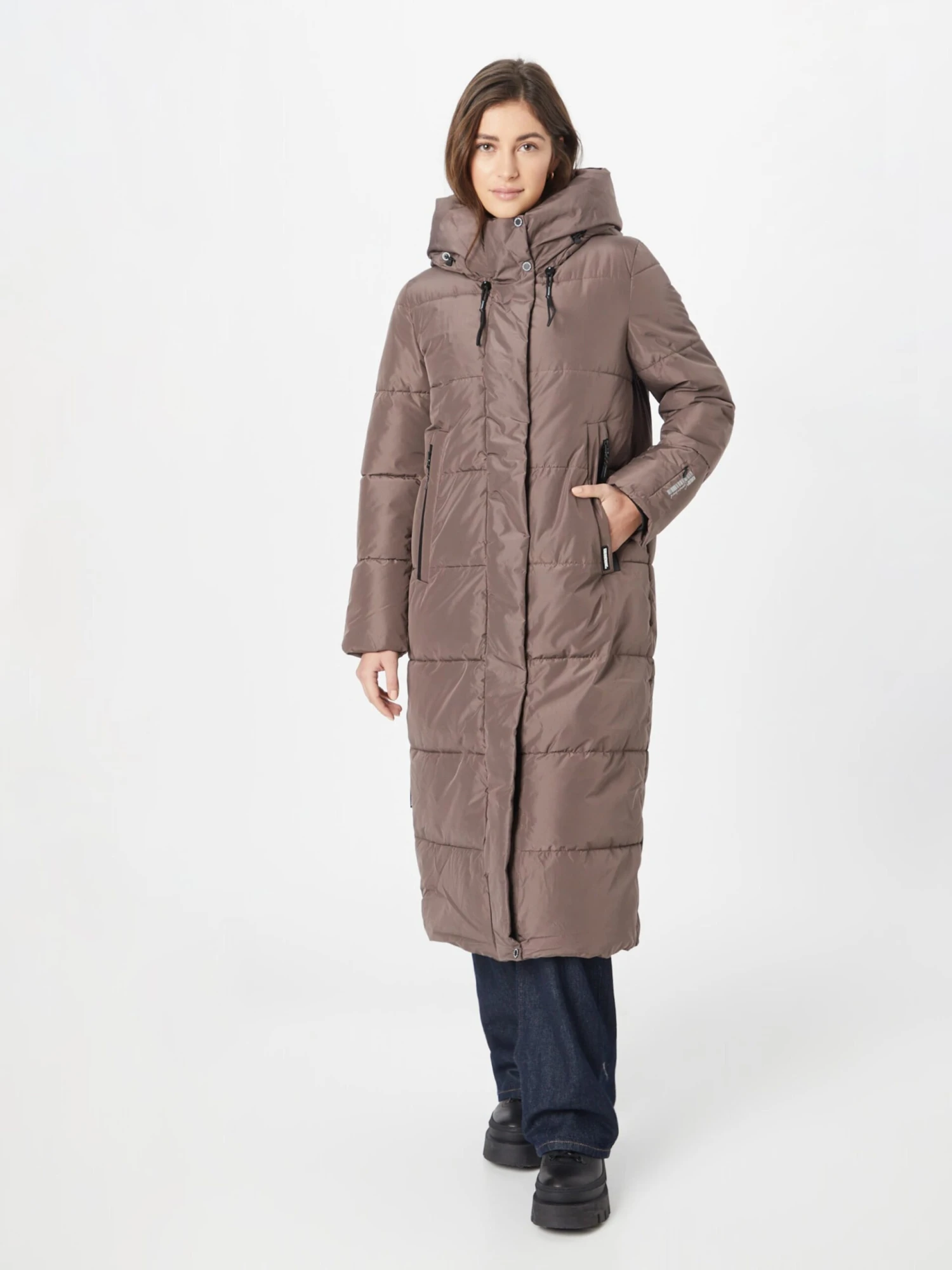 Khujo Tussenmantels Tussenmantel Soulani Dames Taupe 2 Khujo Tussenmantels Tussenmantel Soulani Dames Taupe - Afbeelding 2