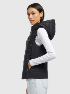 Khujo Bodywarmers Bodywarmer Fabia Matt Dames Zwart -Khujo Winkel 4d346212b3f4a5d877d9c6b9abf7713d
