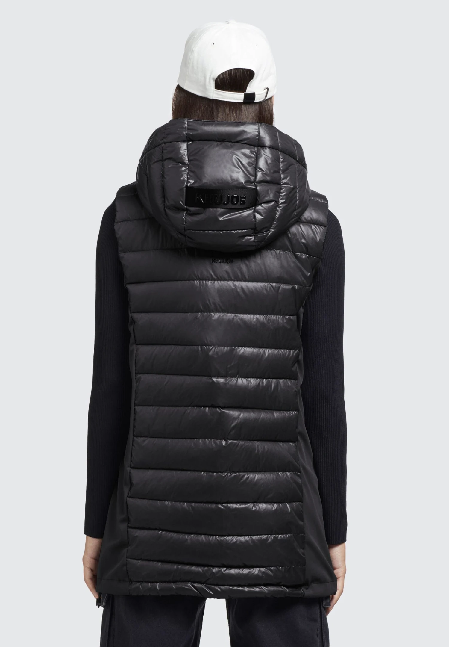 Khujo Becca Shiny - Bodywarmer - Schwarz 3 Khujo Becca Shiny - Bodywarmer - Schwarz - Afbeelding 3